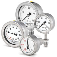 HPX 50 and 63 Millimeter (mm) High Purity Pressure Gauges