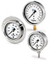 1009, 2.5 and 3.5 Inch (in) Pressure Gauges